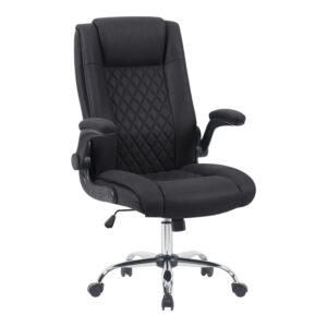 Kesla Argos The Classic PES executive office chair in black shade 65x65x113-121cm