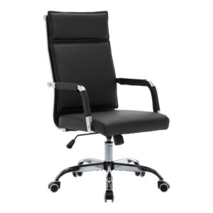 Mavel Argos The Classic PU executive office chair in black shade 55x62x100-110cm