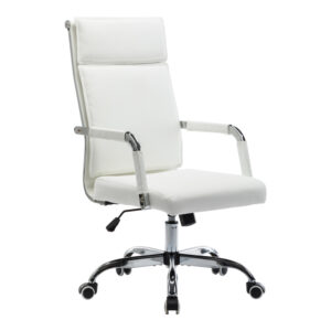 Mavel Argos The Classic PU executive office chair in white shade 55x62x100-110cm