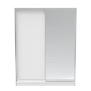 361 000051 2 Korredor I Argos The Classic two-leaf sliding wardrobe with mirror in white color 160x60x220cm