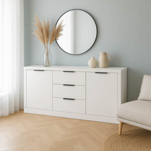 Doha Argos The Classic sideboard in white color 180x45x80.5cm