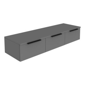 361 000076 1 Console with 3 drawers Doha Argos The Classic in dark grey color 120x39x22cm