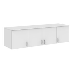 Royal Argos The Classic four-leaf wardrobe loft white 200x58x53cm