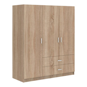 Royal Argos The Classic three-leaf wardrobe sonoma 150x58x177cm