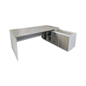 Professional reversible work corner desk Armadi Argos The Classic sonoma-white 200x90x75cm
