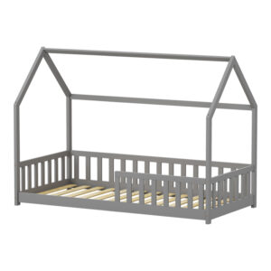 370 000012 2 Montessori-style Callan children's bed with rails Argos The Classic pine wood in grey color 90x190cm