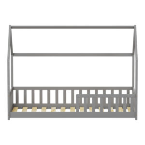 370 000012 3 Montessori-style Callan children's bed with rails Argos The Classic pine wood in grey color 90x190cm