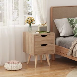 Selma bedside table Argos The Classic in natural color 29.7x29.7x45cm