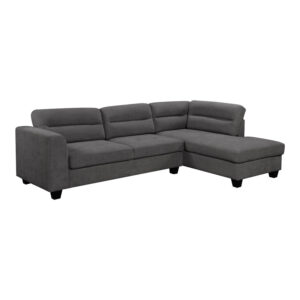 Corner sofa left corner Camile Argos The Classic anthracite fabric 270x174x95cm