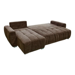 371 000010 2 Reversible sofa-bed Vivad Argos The Classic fabric in dark brown color 275x164x91cm