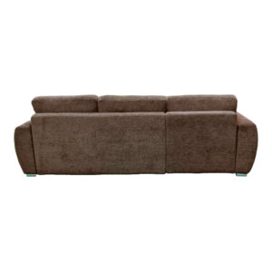371 000010 3 Reversible sofa-bed Vivad Argos The Classic fabric in dark brown color 275x164x91cm