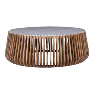 372 000017 1 Coffee table Mable Argos The Classic mango wood in natural color and marble look surface D120x45cm