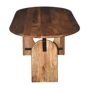 372 000018 3 Table Jenkou Argos The Classic mango wood in natural color 180x90x76cm