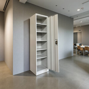 378 000002 1 Koya Argos The Classic metal cabinet in light gray color 50x45x180cm