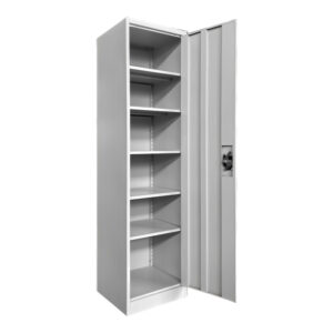 378 000002 2 Koya Argos The Classic metal cabinet in light gray color 50x45x180cm