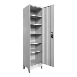 378 000007 1 Koya Argos The Classic metal cabinet in light gray color 50x45x190cm