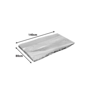 379 000023 1 Table top Pozier Argos The Classic solid acacia wood in natural shade 140x80x4cm