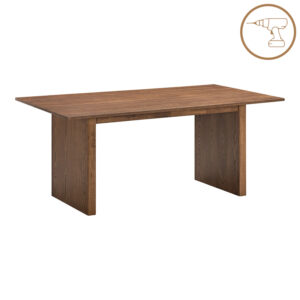 381 000012 3 Dining table set Eleganza-Siena Argos The Classic set of 7 pieces mdf in walnut shade 180x99x75.8cm