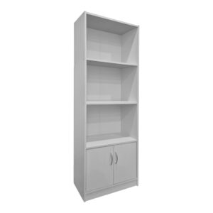 Tekaro Argos The Classic bookcase in white shade 60x29x166cm