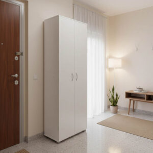 Shoe rack-wardrobe Racka Argos The Classic in white shade 58x34x186cm