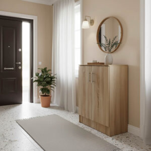 Shoe cabinet for 6 pairs of shows Souken Argos The Classic in sonoma color 60x40x80cm