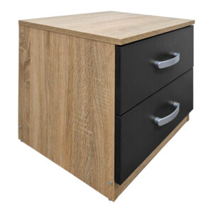 Athos Argos The Classic bedside tables in sonoma-anthracite shade 48x40x41.5cm