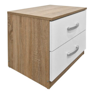 Athos Argos The Classic bedside tables in sonoma-white shade 48x40x41.5cm