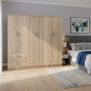 Athos I six-door wardrobe Argos The Classic sonoma 200.5x42x180cm