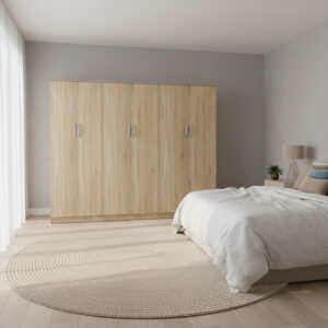 Athos II six-door wardrobe Argos The Classic sonoma 240x42x180cm