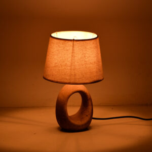 387 000012 1 Collie Argos The Classic E14 ceramic table lamp in grey antique-beige shade D18x29cm