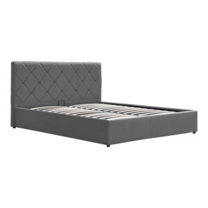 388 000005 3 Dreamie Argos The Classic bed with storage space, velvet, anthracite 160x200cm
