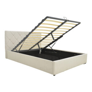 388 000007 2 Dreamie Argos The Classic bed with storage space, fabric, beige 160x200cm