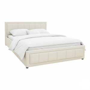 Huga Argos The Classic bed with storage space, fabric beige 160x200cm