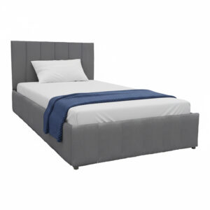 Snuggle  Argos The Classic bed with storage space, velvet, anthracite 120x200cm