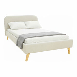 LumiLux Argos The Classic bed beige fabric, 160x200cm