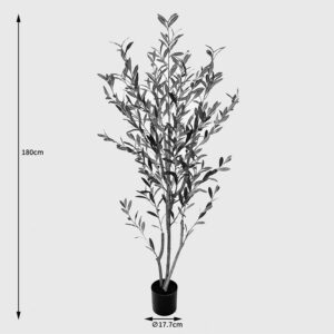 391 000028 2 Decorative plant in pot Olia Argos The Classic green 65x55x180cm