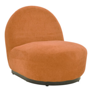 Zenny armchair Argos The Classic fabric in terracotta color 64x85x68cm