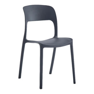 Zanna Argos The Classic stackable pp chair in black shade 40x53x78cm