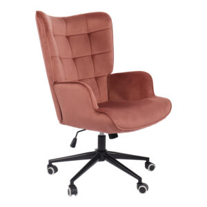 Lobima Argos The Classic director's office chair, rotting apple, velvet, 68x71x105-112cm