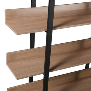 395 000004 3 Bookcase Boderta Argos The Classic in sonoma-black color 120x30x190cm