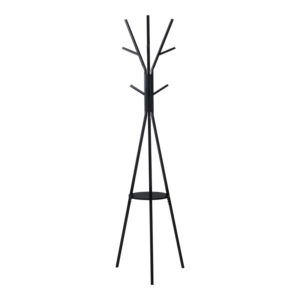 Coat rack Denner Argos The Classic metal in black color 48.5x48.5x180cm