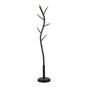 Coat rack Portu Argos The Classic metal in black-natural color D30x170cm