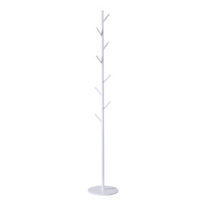 Coat rack Tebera Argos The Classic metal in white color D30x170cm