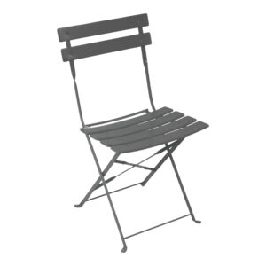 Bistro chair Argos The Classic metal folding in anthracite color 42x46x82cm