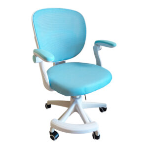 Bernu Argos The Classic children's office chair, mesh fabric in light blue shade 58x53x80-90cm