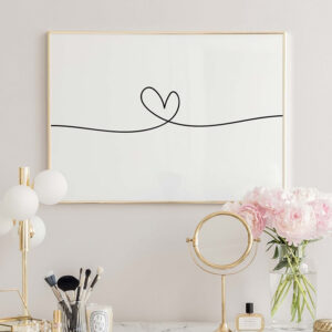 Wall art in frame Heily Argos The Classic with digital print 48x1.5x33cm