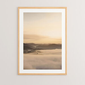 Wall art in frame Montagna Argos The Classic with digital print 33x1.5x48cm