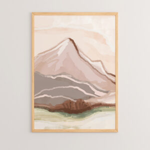 Wall art in frame Mons Argos The Classic with digital print 33x1.5x48cm