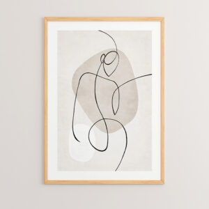 Wall art in frame Revel Argos The Classic with digital print 33x1.5x48cm