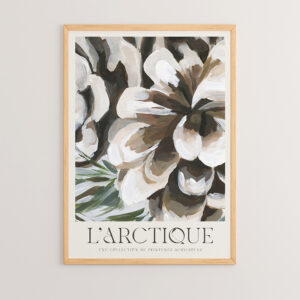 Wall art in frame Arctio Argos The Classic with digital print 33x1.5x48cm